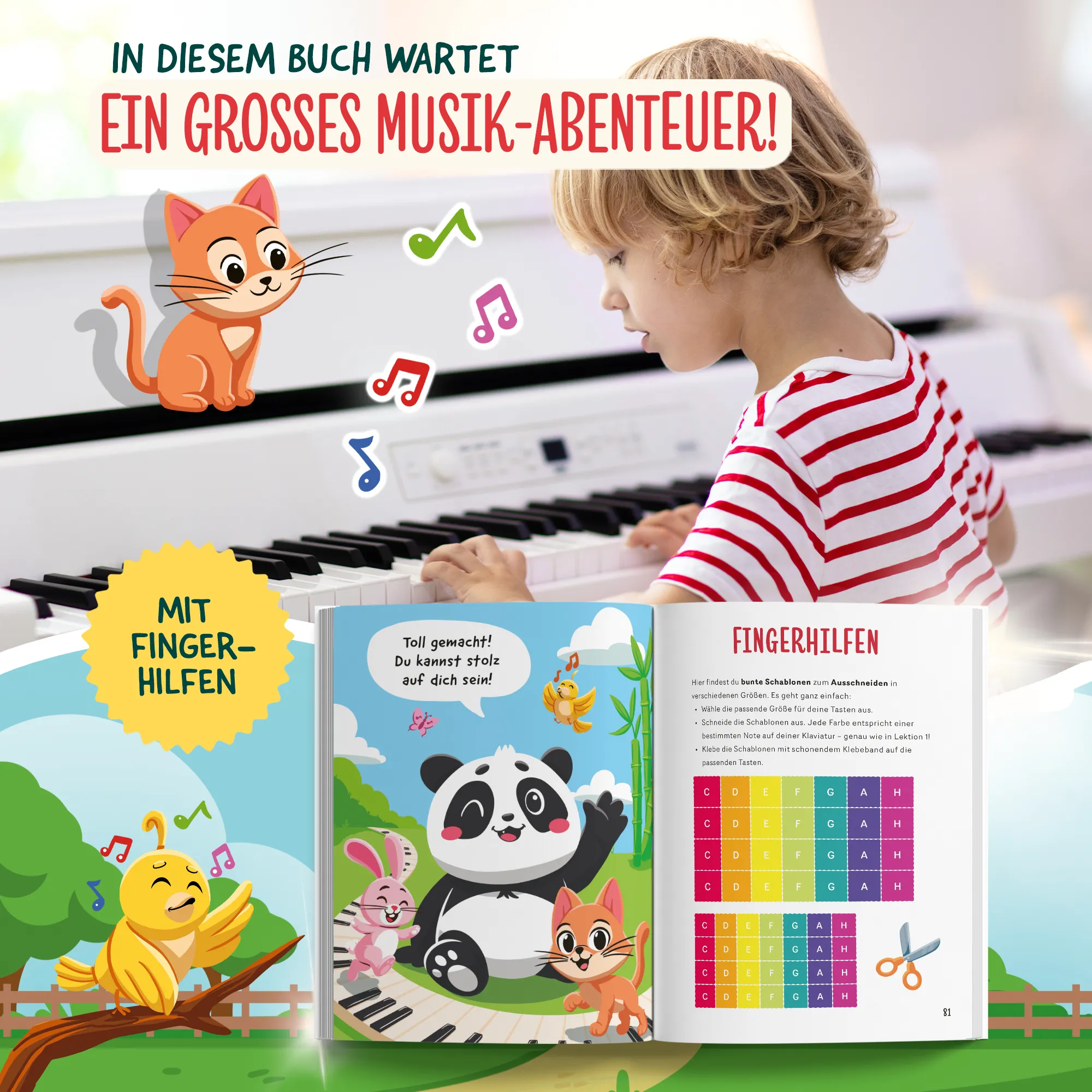 Kinderleicht Klavier lernen mit Panda Paul und seinen Freunden - Image 3